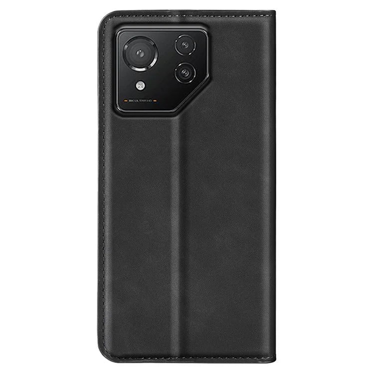 For Asus ROG Phone 8 5G / Phone 8 Pro 5G Case PU Leather Skin Touch Flip Stand View Phone Cover