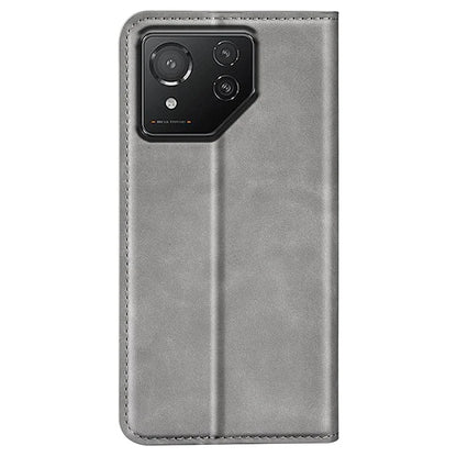 For Asus ROG Phone 8 5G / Phone 8 Pro 5G Case PU Leather Skin Touch Flip Stand View Phone Cover