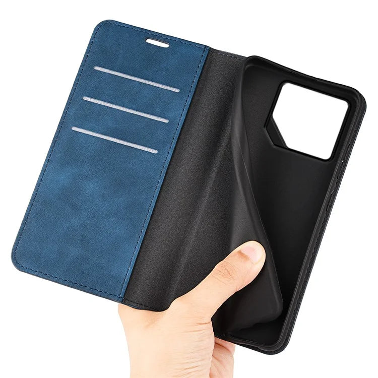For Asus ROG Phone 8 5G / Phone 8 Pro 5G Case PU Leather Skin Touch Flip Stand View Phone Cover
