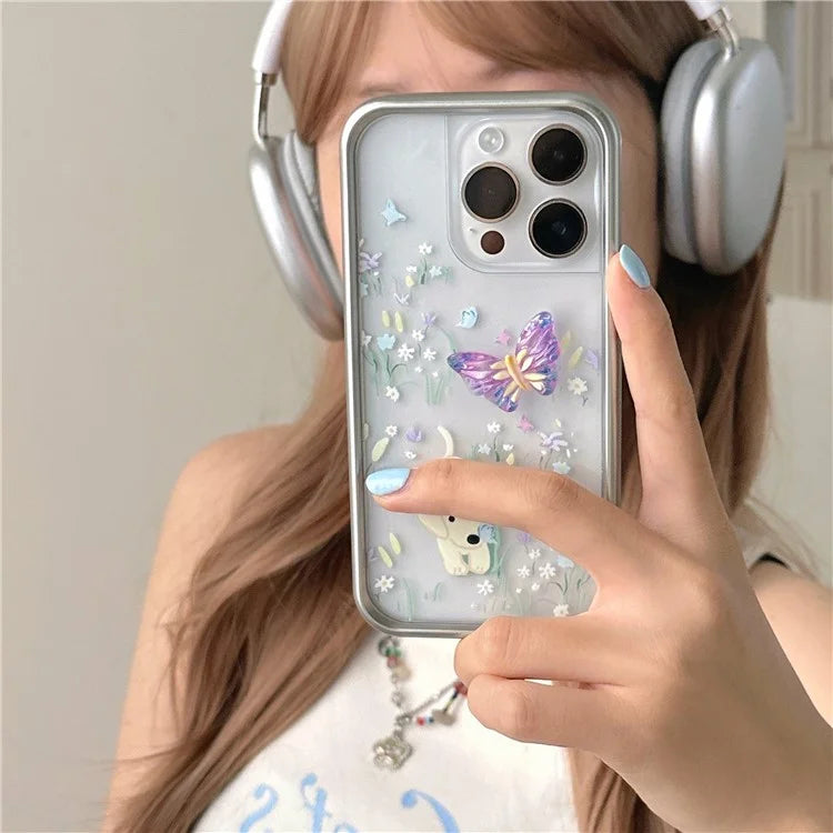 TPU Phone Cover for iPhone 13 Pro Pattern Design Electroplating Phone Cases