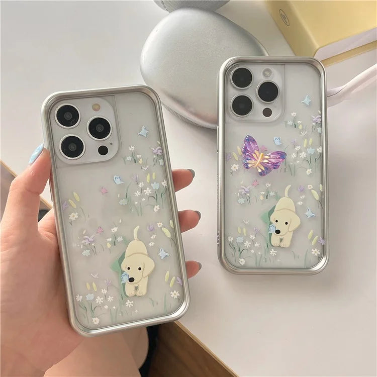 TPU Phone Cover for iPhone 13 Pro Pattern Design Electroplating Phone Cases