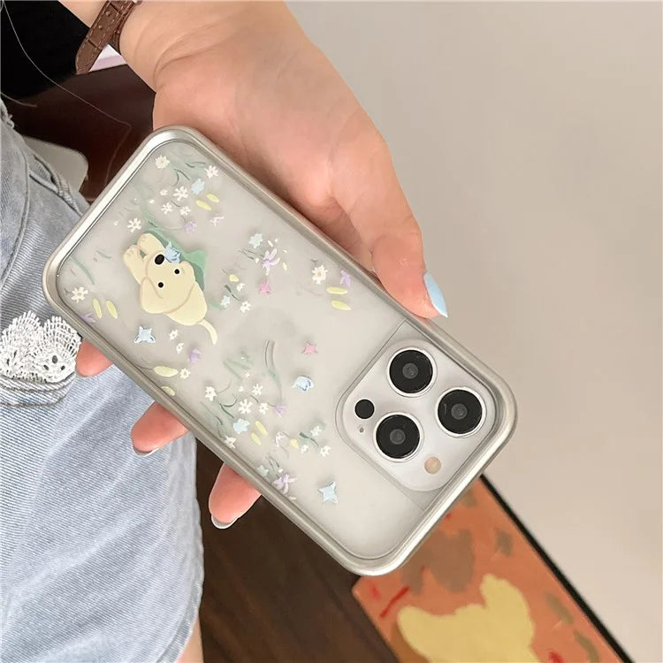 TPU Phone Cover for iPhone 13 Pro Pattern Design Electroplating Phone Cases