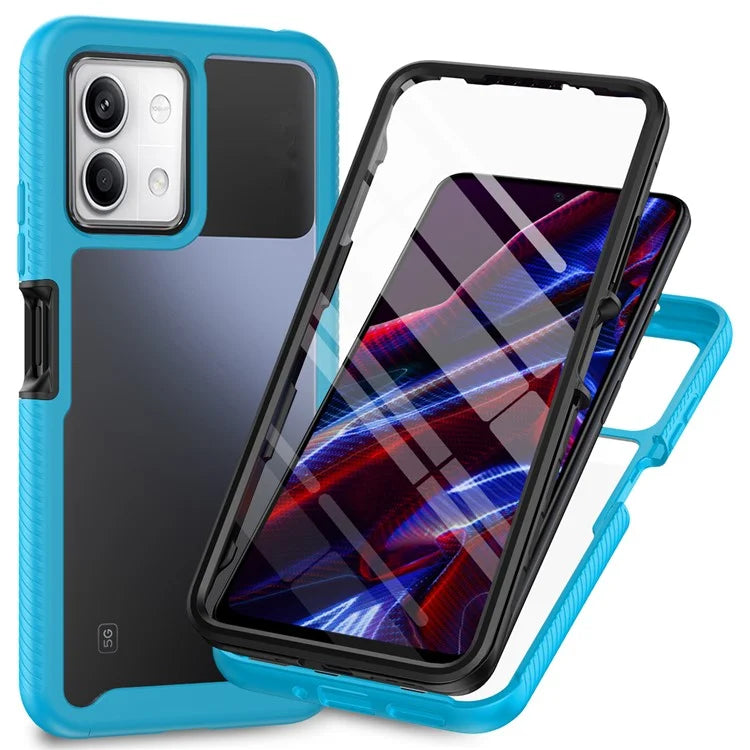 For Xiaomi Redmi Note 13 5G Case PC+TPU Phone Cover with PET Screen Protector