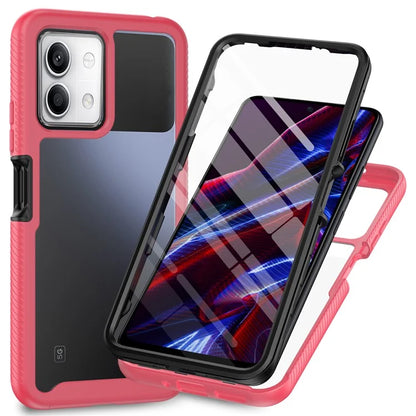 For Xiaomi Redmi Note 13 5G Case PC+TPU Phone Cover with PET Screen Protector