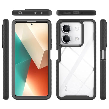 For Xiaomi Redmi Note 13 5G Case PC+TPU Phone Cover with PET Screen Protector