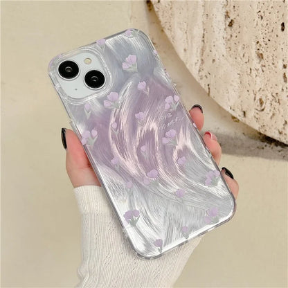 For iPhone 15 TPU Case Pattern Printing Laser Effect Soft TPU Phone Cover