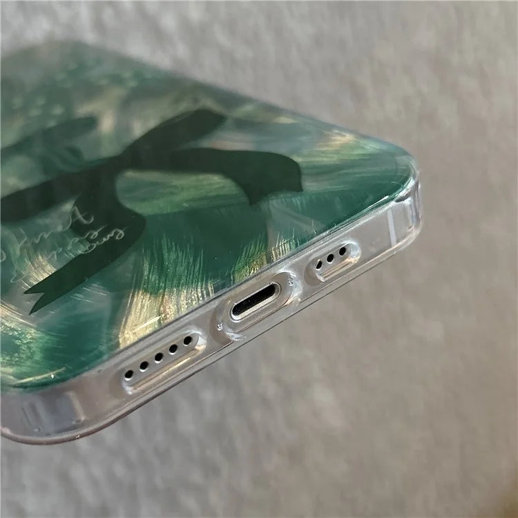 For iPhone 15 TPU Case Pattern Printing Laser Effect Soft TPU Phone Cover
