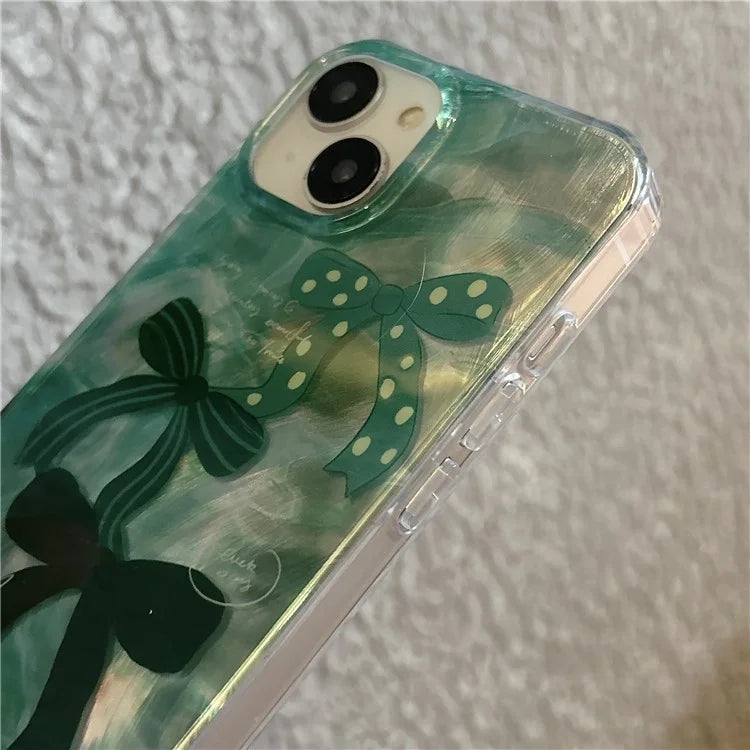 For iPhone 15 TPU Case Pattern Printing Laser Effect Soft TPU Phone Cover
