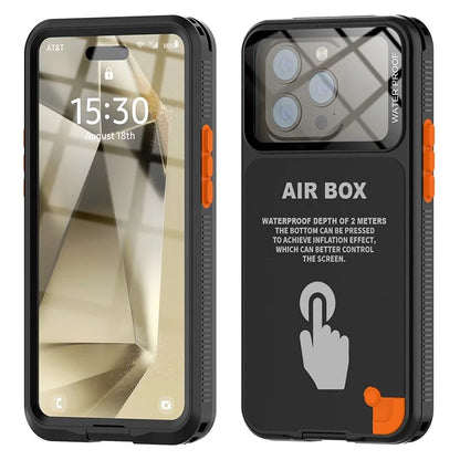 SHELLBOX Air Box Series For iPhone 15 Pro Waterproof Cover PC+TPU+PET Phone Case