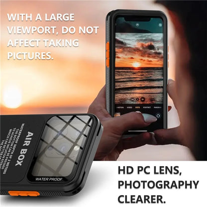 SHELLBOX Air Box Series For iPhone 15 Pro Waterproof Cover PC+TPU+PET Phone Case