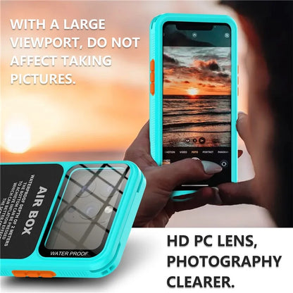SHELLBOX Air Box Series For iPhone 15 Pro Waterproof Cover PC+TPU+PET Phone Case