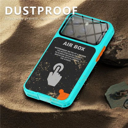 SHELLBOX Air Box Series For iPhone 15 Pro Waterproof Cover PC+TPU+PET Phone Case