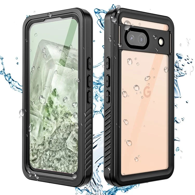REDPEPPER FS Series For Google Pixel 8a IP68 Waterproof Case Clear Back Panel Cell Phone Cover