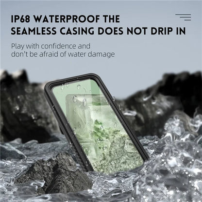 REDPEPPER FS Series For Google Pixel 8a IP68 Waterproof Case Clear Back Panel Cell Phone Cover