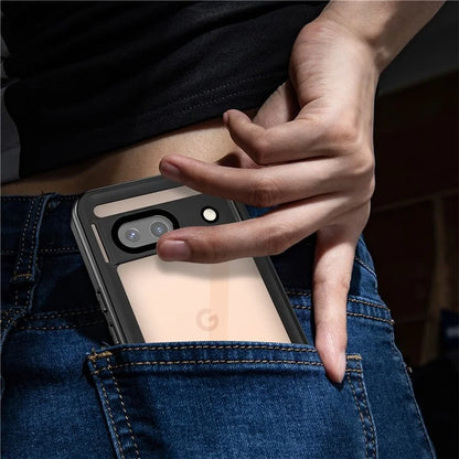REDPEPPER FS Series For Google Pixel 8a IP68 Waterproof Case Clear Back Panel Cell Phone Cover