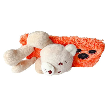 For Huawei Pura 70 Pro+ / 70 Pro Protective Case Plush Bear Soft Fluff TPU Phone Shell