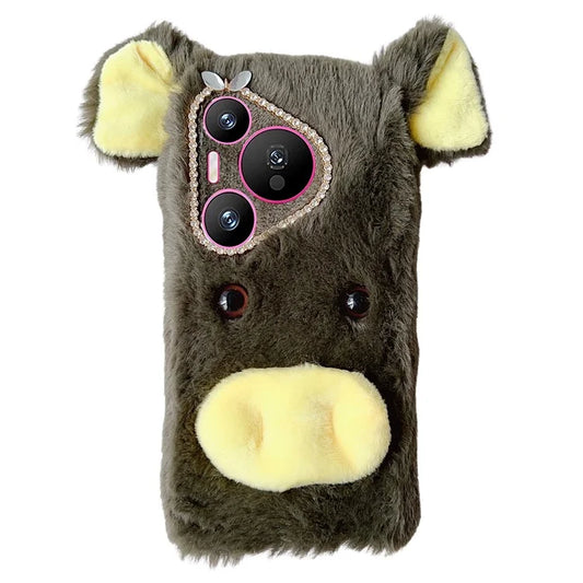 For Huawei Pura 70 TPU Case Plus Lucky Pig Drop-proof Phone Protective Case