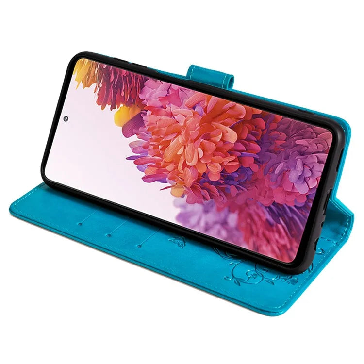 For Samsung Galaxy S20 FE / S20 FE 5G / S20 FE 2022 / S20 Lite Case Butterfly Flower PU Leather Phone Cover Online Shopping Wholesale