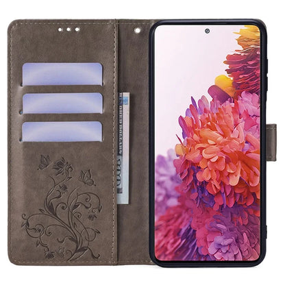 For Samsung Galaxy S20 FE / S20 FE 5G / S20 FE 2022 / S20 Lite Case Butterfly Flower PU Leather Phone Cover Online Shopping Wholesale