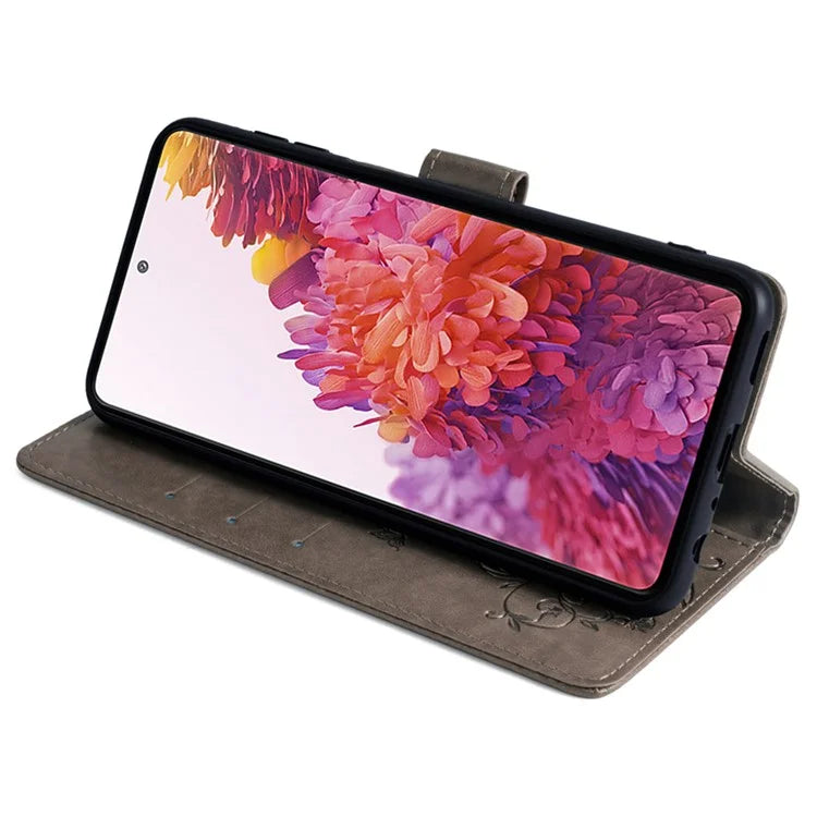 For Samsung Galaxy S20 FE / S20 FE 5G / S20 FE 2022 / S20 Lite Case Butterfly Flower PU Leather Phone Cover Online Shopping Wholesale