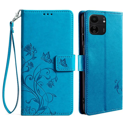 For Xiaomi Poco C65 4G Anti-Scratch PU Leather Phone Case Imprinted Pattern Flip Stand Mobile Phone Cover