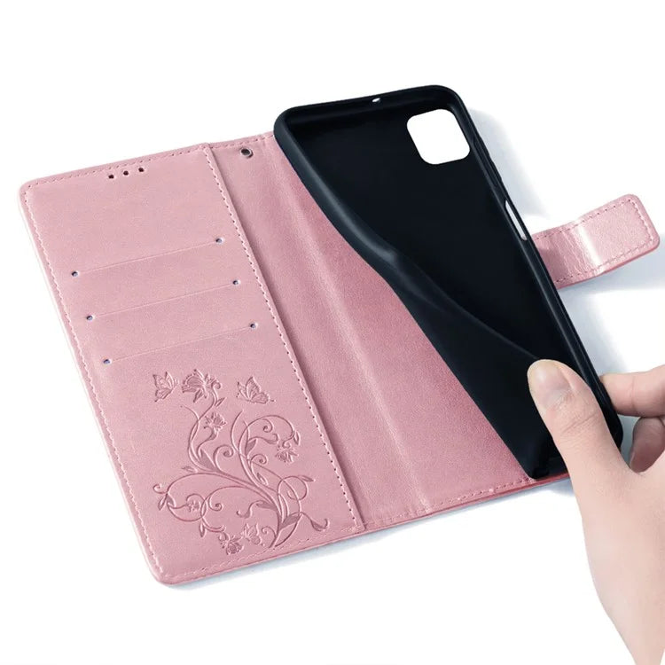 For Xiaomi Poco C65 4G Anti-Scratch PU Leather Phone Case Imprinted Pattern Flip Stand Mobile Phone Cover