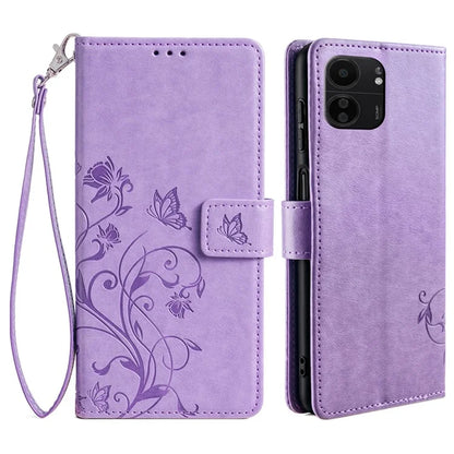For Xiaomi Poco C65 4G Anti-Scratch PU Leather Phone Case Imprinted Pattern Flip Stand Mobile Phone Cover