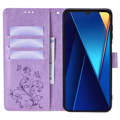 For Xiaomi Poco C65 4G Anti-Scratch PU Leather Phone Case Imprinted Pattern Flip Stand Mobile Phone Cover