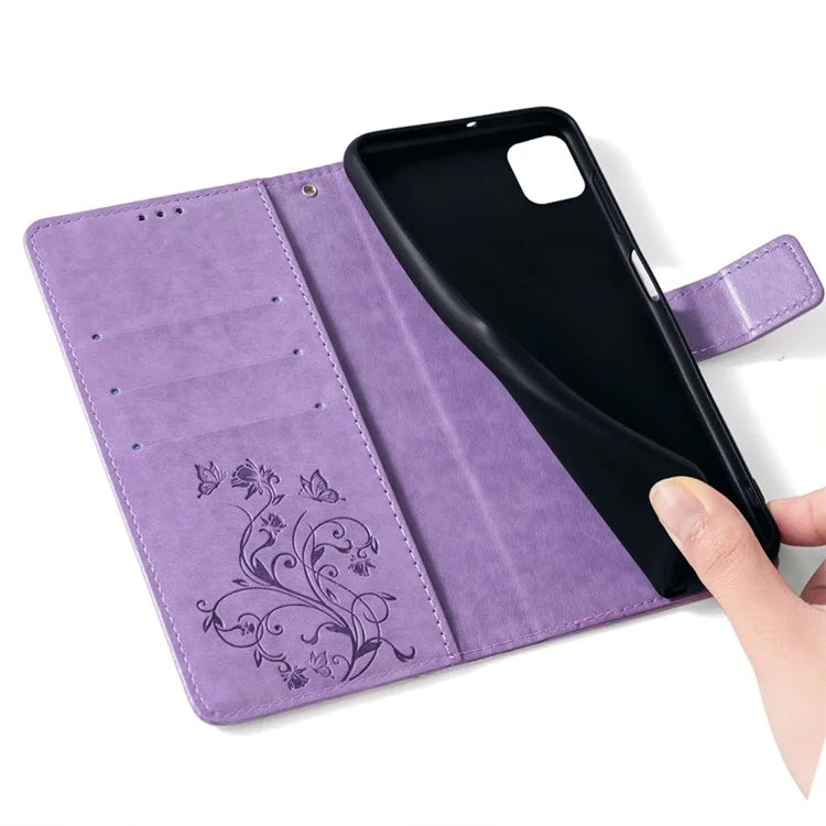 For Xiaomi Poco C65 4G Anti-Scratch PU Leather Phone Case Imprinted Pattern Flip Stand Mobile Phone Cover