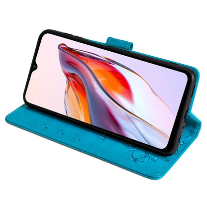 For Xiaomi Redmi 12C 4G Case Folio Flip Butterfly Flower PU Leather Phone Cover