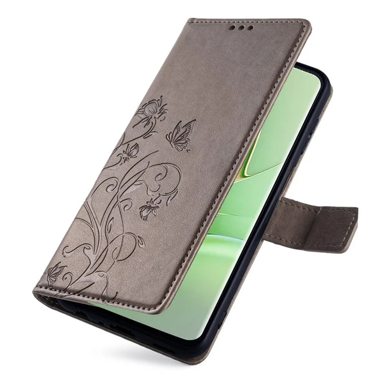 For Motorola Edge 40 5G Wallet Case PU Leather Butterfly Flower Phone Cover Online Shopping Wholesale