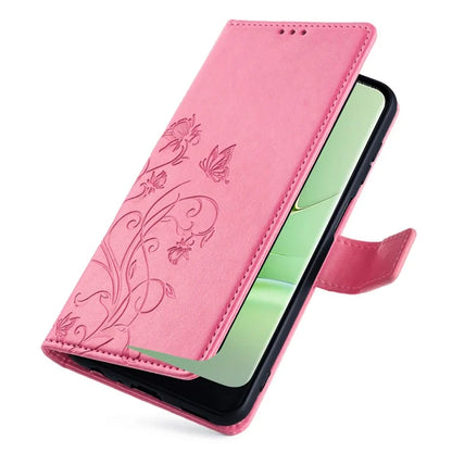 For Motorola Edge 40 5G Wallet Case PU Leather Butterfly Flower Phone Cover Online Shopping Wholesale