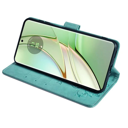 For Motorola Edge 40 5G Wallet Case PU Leather Butterfly Flower Phone Cover Online Shopping Wholesale