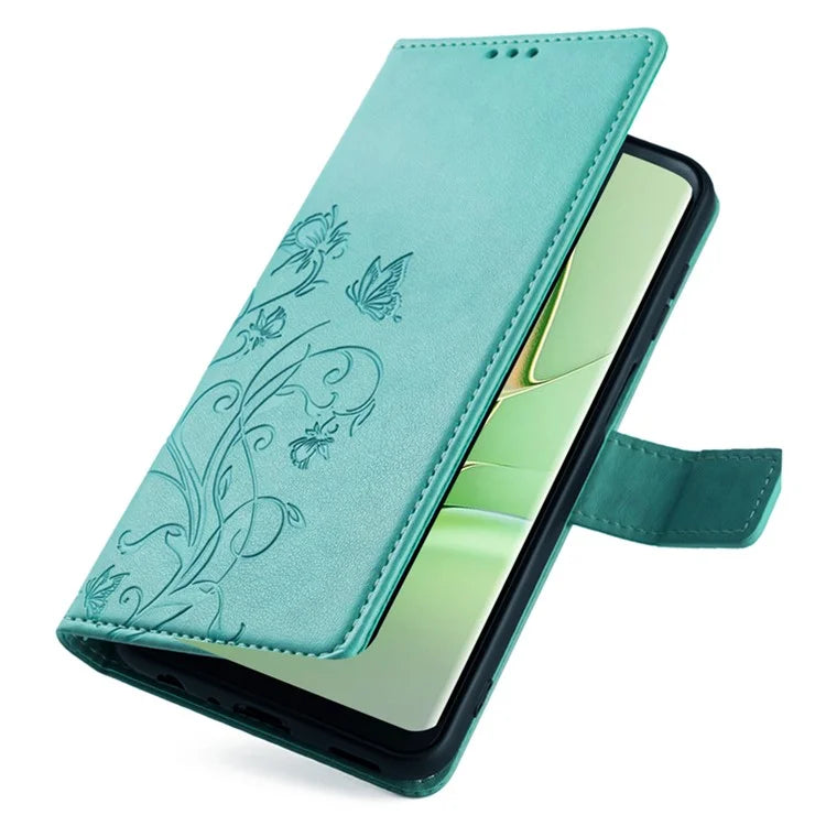 For Motorola Edge 40 5G Wallet Case PU Leather Butterfly Flower Phone Cover Online Shopping Wholesale