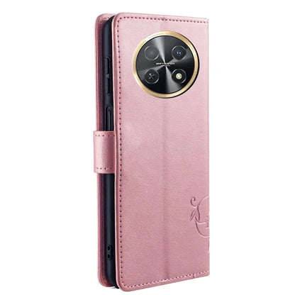 For Huawei Enjoy 60X Case PU Leather Butterfly Flower Wallet Phone Cover Mobile Spares Wholesale