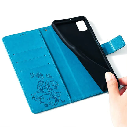 For Xiaomi 11T 5G / 11T Pro 5G Phone Case Wrist Strap Card Slots Butterfly Flower Leather Cover
