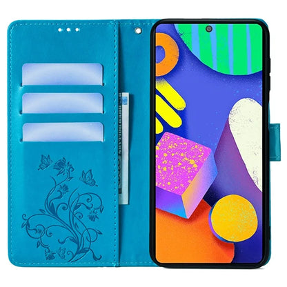 For Samsung Galaxy F62 / M62 Case Stylish Imprinted PU Leather Phone Cover with Wallet Stand
