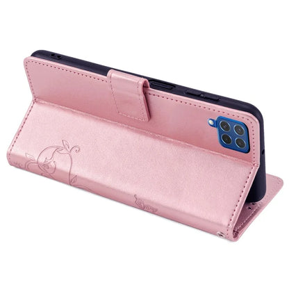 For Samsung Galaxy F62 / M62 Case Stylish Imprinted PU Leather Phone Cover with Wallet Stand