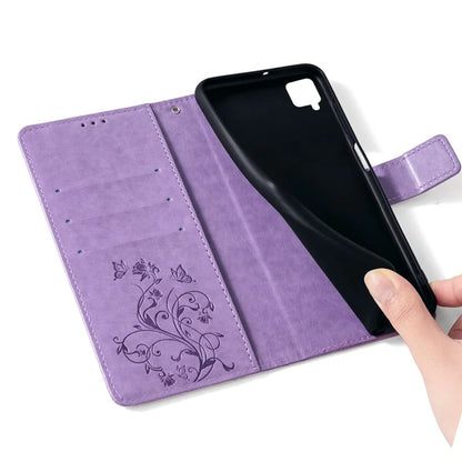For Samsung Galaxy F62 / M62 Case Stylish Imprinted PU Leather Phone Cover with Wallet Stand
