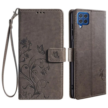 For Samsung Galaxy F62 / M62 Case Stylish Imprinted PU Leather Phone Cover with Wallet Stand