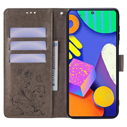 For Samsung Galaxy F62 / M62 Case Stylish Imprinted PU Leather Phone Cover with Wallet Stand
