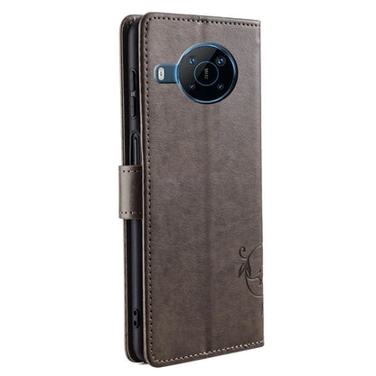 For Nokia X100 5G Wallet Phone Case Butterfly Flower PU Leather Cover Online Shopping Wholesale
