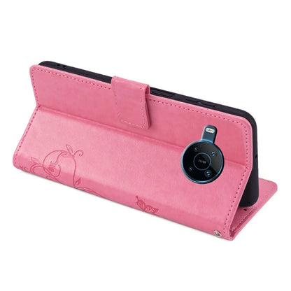 For Nokia X100 5G Wallet Phone Case Butterfly Flower PU Leather Cover Online Shopping Wholesale