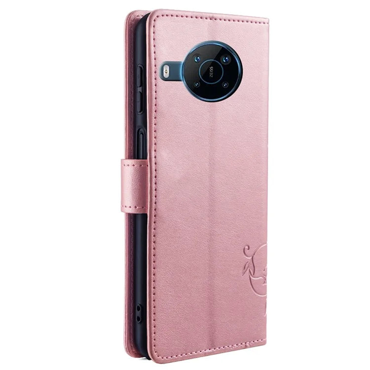 For Nokia X100 5G Wallet Phone Case Butterfly Flower PU Leather Cover Online Shopping Wholesale