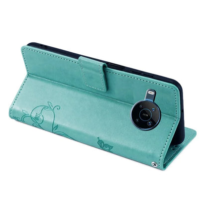 For Nokia X100 5G Wallet Phone Case Butterfly Flower PU Leather Cover Online Shopping Wholesale
