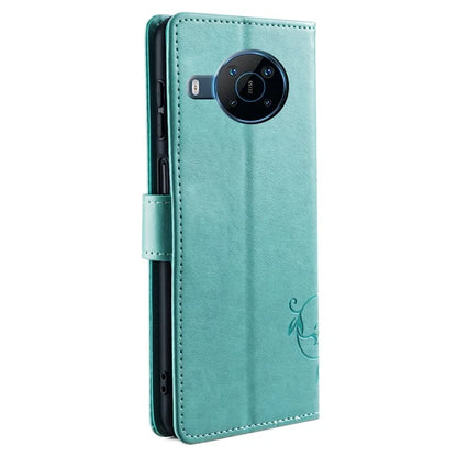 For Nokia X100 5G Wallet Phone Case Butterfly Flower PU Leather Cover Online Shopping Wholesale