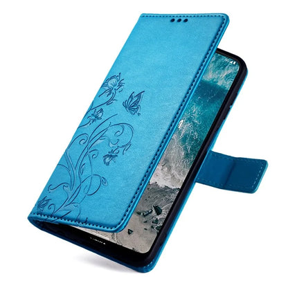 For Nokia X100 5G Wallet Phone Case Butterfly Flower PU Leather Cover Online Shopping Wholesale