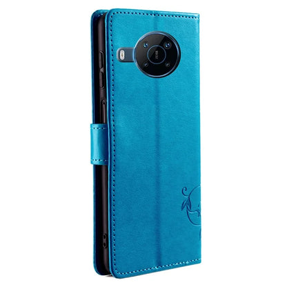 For Nokia X100 5G Wallet Phone Case Butterfly Flower PU Leather Cover Online Shopping Wholesale