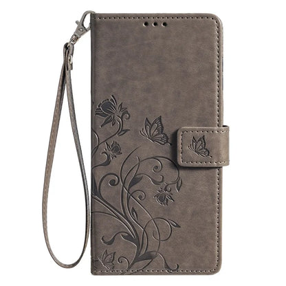 For vivo iQOO Neo9 5G / Neo9 Pro 5G Case PU Leather Butterfly Floral Flip Stand Phone Cover