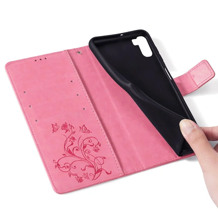 For vivo iQOO Neo9 5G / Neo9 Pro 5G Case PU Leather Butterfly Floral Flip Stand Phone Cover